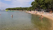 Kemp Park Soline, Biograd na Moru, Chorvatsko - víkendové koupání - Pláž