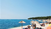 Kemp Zelena Laguna (mobilní domy Premium JADE), Poreč, Chorvatsko - Pláž